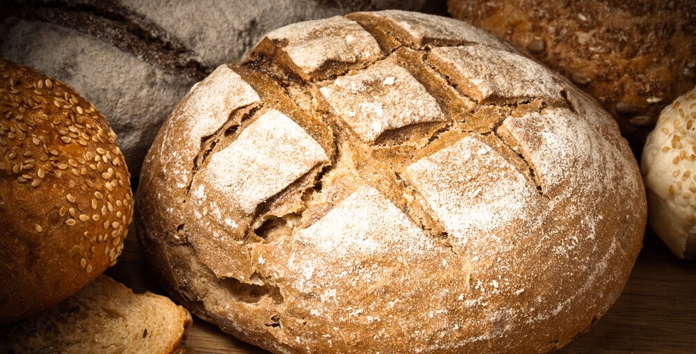 Miche de pain, différentes sortes de pain